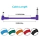 thumbnail image 4 of Pedal de efectos de guitarra Cables instrumento Patch Cord 15cm 1/4 pulgadas, 4 of 8