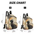 thumbnail image 3 of JIALIOU Mini Backpack Purse for Women Quilted Casual Daypack Small Travel Shoulder Bag, Elegant Black Cat, 3 of 7