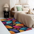 thumbnail image 3 of Leaf Rug Nursery - 4x5 Rug - Leaf Rug - Cute Colorful Leaves Area Rug - Kids Plant Rugs - Botanical Carpet, 3 of 7