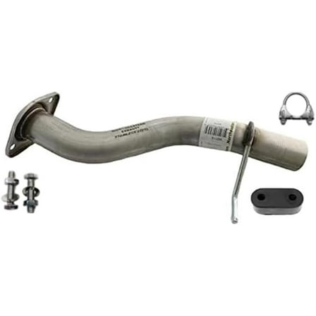 Exhaust Pipe with Hanger and Bolts Compatible with 99-07 Silverado Sierra 119 WB