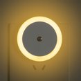 thumbnail image 4 of xjwjuw Dimmable LED Night Light, Plug Into Wall, Light Sensor Auto On/Off, Warm White, Fire-Retardant ABS, Energy-Efficient 0.6W, for Baby Room, Bathroom, Stairway, Corridor, Bedroom Night Lighting, 4 of 9