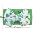 thumbnail image 3 of Fesfesfes 5PC Newborn Infant Baby Girls Print Bow Headband Stretch Hairband Headwear,,Second Piece Free Shipping, 3 of 4