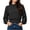 Black, variant on Mock Neck Long Sleeve Tops for Women Banded Hem Sweatshirt Casual Fall Pullover Shirts for Women with Ribbed Cuffs for Work and Daily Wear Activities M Size White