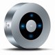 thumbnail image 1 of wonima11 Travel Case Packed, Upgraded, Bluetooth Wireless Speaker, Custom Bass Radiator, LED Touch Design, Tiny Pocket Speaker, Mic/TF Card/Aux, 15H Playtime, for Travel Kitchen Office, Space Silver, 1 of 1