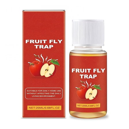 QARUN Fructose-Based Fruit Fly Trap Liquid,Kitchen Pest Control for Safe Indoor Use,Extreme Fruit Fly Infestation,20Ml