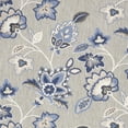 thumbnail image 5 of 9' X 12' Blue And Grey Floral Stain Resistant Non Skid Area Rug, 5 of 6