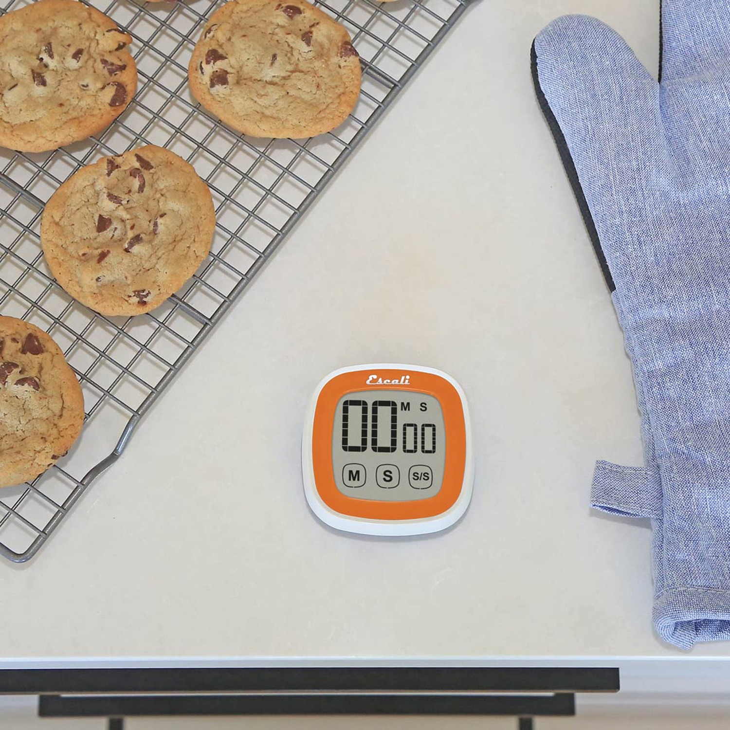 Escali DR3-O Touch Screen Digital Timer (Orange)