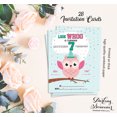 thumbnail image 5 of Darling Souvenir Green Birthday Invitation Card Printable Fill or Write In Blank Invites Party Supplies Pack Of 28 5 x 7 Inches, 5 of 5