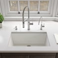 thumbnail image 6 of ALFI brand AB3018UD-W 30" White Undermount / Drop In Fireclay Kitchen Sink, 6 of 9