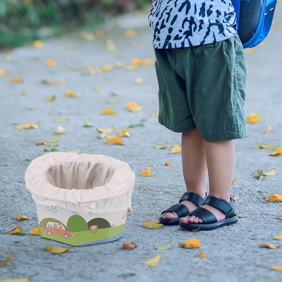 Baade Cars Foldable Toilet Collapsible Portable for Adults Camping Potty Children's Car Men and Women (8.84X7.27X5.89in)
