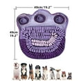 thumbnail image 3 of Duuclume Pet Snuffle Mat,Interactive Dogs Puzzle Trainning Toy Purple, 3 of 7