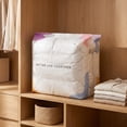 thumbnail image 4 of UNLLLL 3D Stand Up Press Free Vacuum Storage Bags, No Pump Needed Space Saving Compression Pouch, for Home Clothes Quilts Bedding Storage and Travel Use (M), 4 of 7