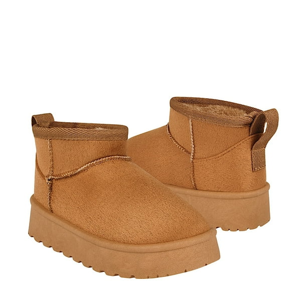 Botines De Invierno Niña Furor 26558 Textil Café 18-21