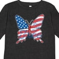 thumbnail image 4 of Inktastic Patriotic Butterfly Girls Long Sleeve Toddler T-Shirt, 4 of 5