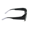 thumbnail image 3 of Solar Shield Dioptics Unisex Square Fashion Sunglasses Black, 3 of 6