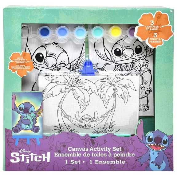 Disney Stitch 3pk Canvas Activity Set, Canvases To Print