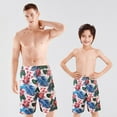 thumbnail image 2 of Baozhu Family Matching Swimsuits Two Piece Swimwear Floral Printed Bathing Suits Swimwear and Swim Trunks Sets, 2 of 4