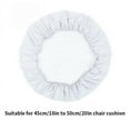 thumbnail image 6 of Round Chair Cover Stretch Elastic Telescopic Detachable Chair Cushion Cover For Dining Room Kitchen Wedding Banquet Textile, 6 of 6