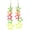 colorful, variant on 70s 80s Y2K Star Acrylic Drop Dangle Earrings for Women Jewelry Colorful Candy Hollow Disco Costume Cosplay Exaggerated Party Punk Gothic