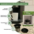 thumbnail image 5 of Reusable K Cups Compatible with Keurig, Cuisinart, & Mr. Coffee Brewers, 2-Pack, Stainless Steel Mesh, BPA Free, 5 of 6