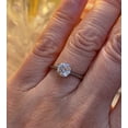 thumbnail image 5 of Ivy & Bauble 1 Carat CZ Round Solitaire Engagement Ring in White Gold Plating, Size 5, 5 of 6