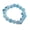 D, variant on Clear Faux Crystal Beaded Bracelet Stretch Lightweight Hypoallergenic Women Round Faux Gemstone Bracelet Fashion Jewelry (C )