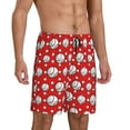 thumbnail image 2 of Kdxio Cute Baseball Print Mens Sleep Shorts Bottoms Soft Comfy Pajama Wear Pants with Drawstring Pockets, 2 of 7