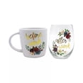 thumbnail image 1 of Tmd Holdings Before Work/After Work Mug & Stemless Wine Glass Set, Set of 2, Burgundy, 1 of 1