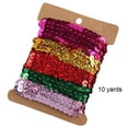 thumbnail image 5 of Conditiclusy 1 Roll Sequin Trim Glossy Cuttable 10 Yard Sewing Crafts Sequin DIY Ribbon Cloth Accessory, 5 of 7