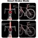 thumbnail image 3 of ZHAOCHENG Luz trasera de freno inteligente Luz trasera de bicicleta recargable por USB, roja Luz trasera de bicicleta de alta intensidad Mochila impermeable para casco Lámpara LED Luz estroboscópica d, 3 of 5