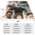 thumbnail image 5 of Liams Music Payne Flannel Blanket Air Conditioning Blanket Nap Blanket Sofa Throw Blanket Throw Blankets 50"X40", 5 of 6