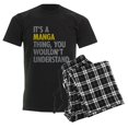 thumbnail image 6 of CafePress - Its A Manga Thing Pajamas - Men's Dark Loose Fit Cotton Pajama Set, 6 of 7