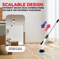 thumbnail image 4 of Descuentos Directos, Cepillo de limpieza inalámbrico multifuncional con alta potencia, velocidad de rotación de 360 grados y ajuste de 2 velocidades Akmoler, 4 of 8