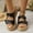 Black, variant on Women Arch Support Orthotic Comfort Slides, Orthopedic Sandals with Cushioned Footbed, Casual Breathable Slip-On Walking Shoes for Plantar Fasciitis Relief