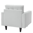 thumbnail image 4 of Fauteuil LexMod en Cuir Empreint de Blanc, 4 of 5