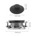 thumbnail image 2 of WHAMVOX 1Jgo De Flange Para Basura De Cocina En Acero Inoxidable Con Tapón Y Resistencia A Altas Temperaturas, 2 of 7