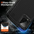 thumbnail image 6 of LeYi for Samsung Galaxy A12 5G Case, 4 Corners with Airbags, with 2 Pack Screen Protector, Black, 6 of 7