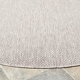 thumbnail image 3 of Safavieh Courtyard Mitre Geometric Indoor/Outdoor Area Rug, Beige, 6'7" x 6'7" Round, 3 of 10