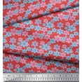 thumbnail image 3 of Soimoi Poly Georgette Fabric Artistic Floral Printed Craft Fabric by the Yard 52 Inch Wide, 3 of 3
