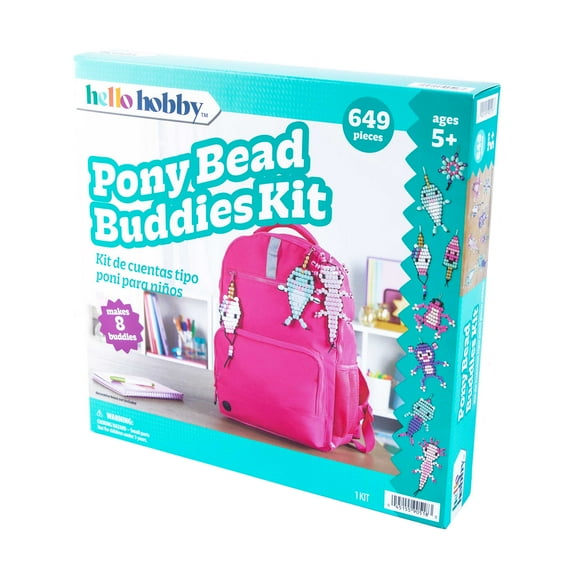 Hello Hobby Bead Buddy Box with Beads and Instructions - Create 8 Unique Designs