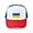 Red/Blue/White, variant on CafePress - Flag Of Ukraine - Adjustable Unisex Printed Trucker Hat with Mesh Back
