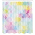 thumbnail image 3 of Ambesonne Abstract Shower Curtain, Geometric Rhombus Art, 69"Wx70"L, Multicolor, 3 of 3