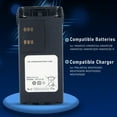 thumbnail image 3 of Batería de iones de litio ANGGREK para walkie talkie 7,4 V 1800 mah con clip para Cinturón para HT750 MTX850, 3 of 8