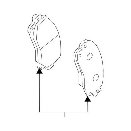 Genuine OE Subaru Disc Brake Pad Set - 26296XC00C Fits select: 2021 SUBARU ASCENT LIMITED