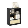 thumbnail image 5 of Furinno Gehry 3-Tier Bookcase, Bookshelf with Adjustable Shelves, Blackwood, 5 of 6