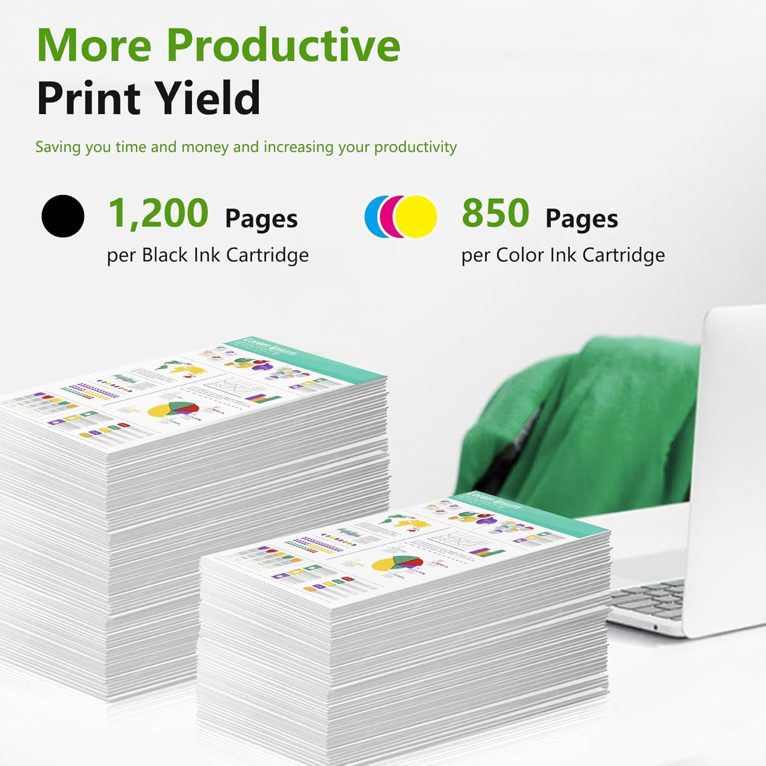 934XL 935XL Ink Cartridges Compatible for 934 XL 935 XL Ink Cartridges for OfficeJet 6220 Printer