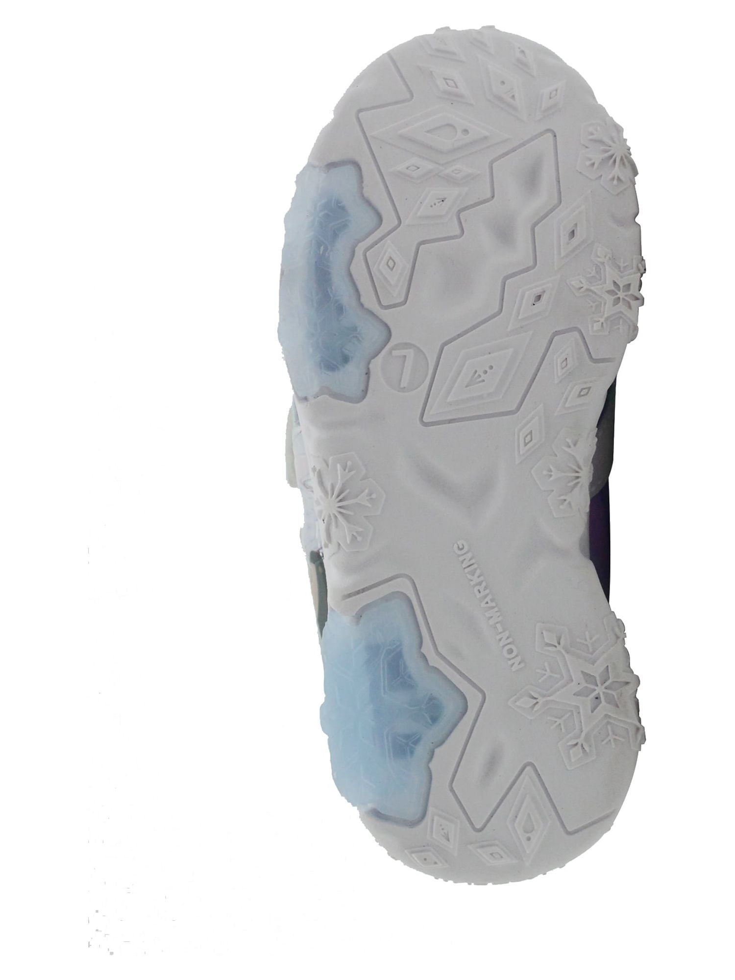 Disney Frozen Toddler Girl Anna & Elsa Shimmer Light-Up Athletic Sneaker, Sizes 7-12