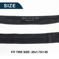 thumbnail image 3 of Unique Bargains MTB Cycling Bicycle Inner Tube 20x1.75/1.95 Durable America Type Valve 1 Pc, 3 of 6