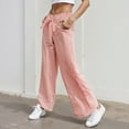 thumbnail image 2 of Gibobby Womens Cargo Sweatpants Wide Leg Baggy Waisted Sweats Pants Athletic Trousers with Pockets(Red,XL), 2 of 9