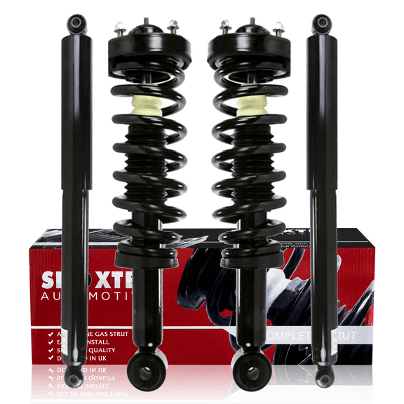 Shoxtec Full Set Complete Strut Shock Absorbers Replacement for 2009-2010 Ford F-150; 4.6L, 5.4L  Repl. no 171140 911262